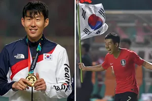 Son Heung-min khóc mừng được miễn nghĩa vụ quân sự
