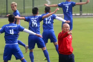 Buổi tập đầu tiên sau chức vô địch AFF Cup 2018