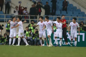 Thủ môn Tiến Dũng và chân sút Việt kiều Martin Lo lên tuyển 