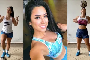 Clip:'Nữ hoàng' Benetti khiêu khích vừa tâng bóng vừa thoát y 