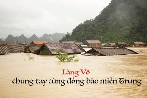 Làng Võ Việt chung tay cứu trợ đồng bào miền Trung