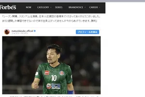 Cựu tuyển thủ Nhật và tình yêu bóng đá Việt