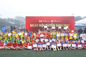 PVF tuyển chọn 30 cầu thủ nhí xuất sắc nhất