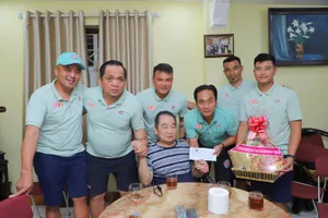 Sài Gòn FC hoạt động thiện nguyện trước trận cầu lớn