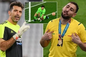 Buffon cảnh báo Donnarumma và mong bắt gôn chung ở World Cup