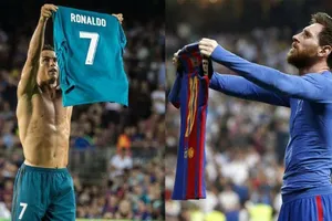 Ronaldo bất ngờ vượt mặt Messi