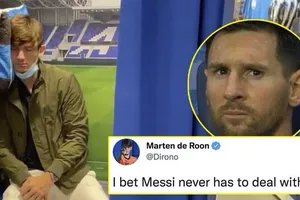Tuyển thủ Hà Lan cười ra nước mắt, Messi còn kém Ronaldo