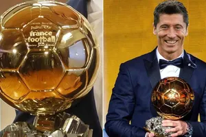 Lewandowski vượt mặt Messi, Ronaldo cho danh hiệu bóng vàng