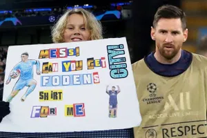 'Messi, anh có thể lấy áo Foden cho em được không?'