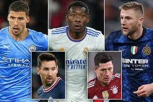 Alaba xuất sắc nhất năm 2021, bỏ xa Messi, Lewandowski và Ronaldo