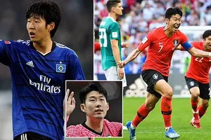 Son Heung-min hả hê khi sút tung lưới Đức