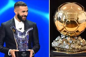 Ứng viên bóng vàng Benzema bỏ xa Messi, Lewandowski và Salah
