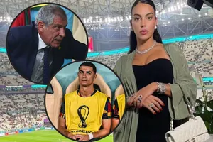 Người tình của Ronaldo lại "đá xéo" HLV Santos