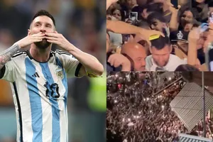 Messi bị bao vây tại một nhà hàng và đại tiệc của Argentina