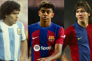 Sao trẻ 1 tỉ euro của Barca được ví như cố huyền thoại Maradona và Messi