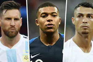 Mbappe đã vượt qua Messi và Ronaldo