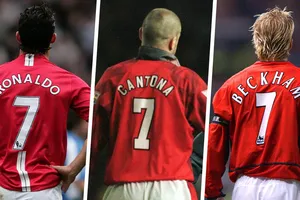 Ronaldo và chiếc áo số 7 biểu tượng ở CLB Man United