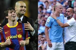 HLV Pep Guardiola ca ngợi Haaland phi thường như Messi