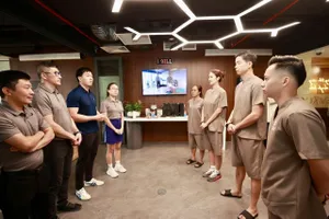 Các ngôi sao thể thao Việt Nam trải nghiệm trị liệu thú vị cùng chuyên gia Úc