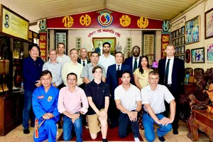 Đoàn võ sư quốc tế môn phái Vovinam và chuyến hành trình về nguồn cội