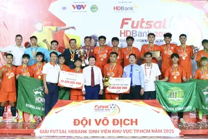 Đại học Nông Lâm vô địch thuyết phục giải Futsal Sinh viên TP.HCM 