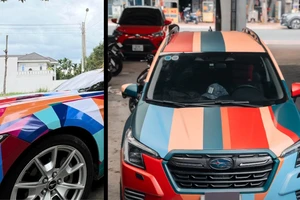 thay đổi màu sơn xe ô tô