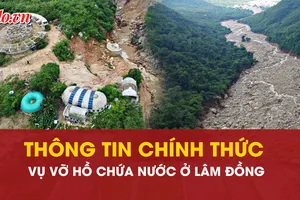vỡ hồ chứa nước, núi Tân Lai, Lâm Đồng, chết người