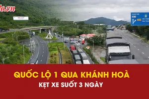 quốc lộ 1, ùn ứ, Khánh Hoà