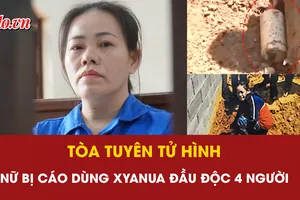 dùng xyanua đầu độc chết chồng và 3 đứa trẻ, xyanua, 