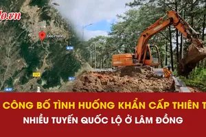 tình huống khẩn cấp thiên tai, đèo Prenn, sạt lở,