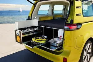 Độc đáo chiếc ô tô điện của ID Volkswagen như một ngôi nhà di động