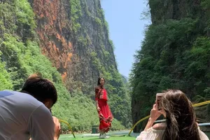 Tàu tham quan hồ thủy điện Nho Quế tạm ngưng hoạt động 