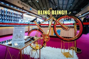 Độc đáo chiếc xe đạp mạ 4 kg vàng, giá bằng Rolls-Royce