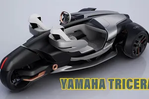 Độc đáo chiếc xe thể thao ba bánh của của Yamaha