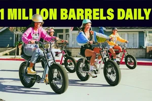 Sự gia tăng của xe đạp điện khiến nhu cầu xăng dầu giảm