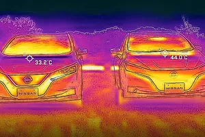 Nissan đang nghiên cứu loại sơn có thể chống lại ánh sáng mặt trời và nhiệt bằng sóng điện từ