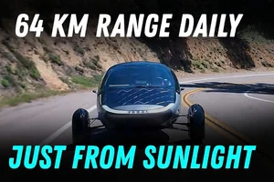 Độc lạ xe điện chạy bằng năng lượng mặt trời giá khoảng 1 tỷ đồng