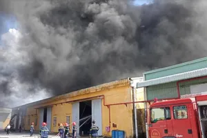 Cháy 1 nhà xưởng tại Hải Phòng