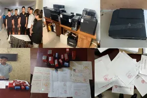 Thu nhiều giấy tờ, văn bằng giả từ hai đường dây tội phạm