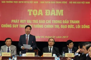 Trưởng ban Tuyên giáo: Báo chí phải 'phò chính, trừ tà'