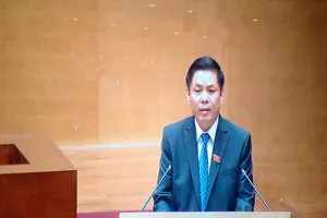 Tân Bộ trưởng Nguyễn Văn Thể lần đầu báo cáo trước QH