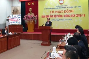 Phòng, chống COVID-19: Mặt trận ra lời kêu gọi toàn dân ủng hộ