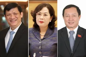 Trình Quốc hội phê chuẩn Thống đốc NHNN, Bộ trưởng Y tế, KH&CN