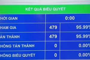 Quốc hội phê chuẩn danh sách thành viên Chính phủ do Thủ tướng trình