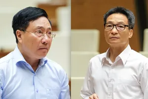 Trình miễn nhiệm hai Phó Thủ tướng Phạm Bình Minh và Vũ Đức Đam