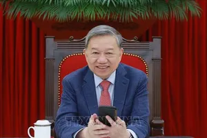 Tổng Bí thư Tô Lâm điện đàm với Tổng thống Hoa Kỳ Donald J.Trump