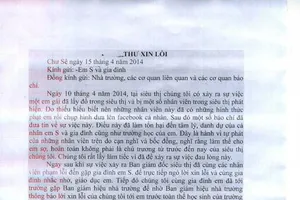 Siêu thị gửi thư xin lỗi em học sinh bị đeo biển ăn trộm
