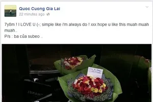 Cường Đô la tặng Hà Hồ hàng hiệu nhân dịp 7 năm yêu nhau