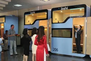 Mở lại dịch vụ hộp ngủ tại sân bay Nội Bài