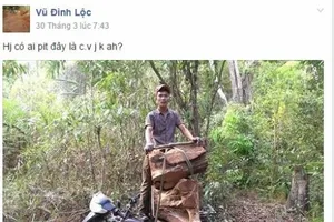 Vụ lâm tặc khoe ‘chiến tích’ trên facebook: Không đủ căn cứ xử lý hình sự